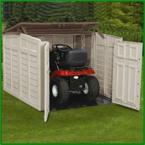 diy riding lawn mower shed - Arla Zook