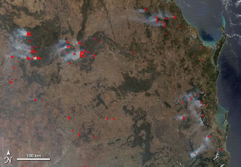 Fires in Queensland, Australia