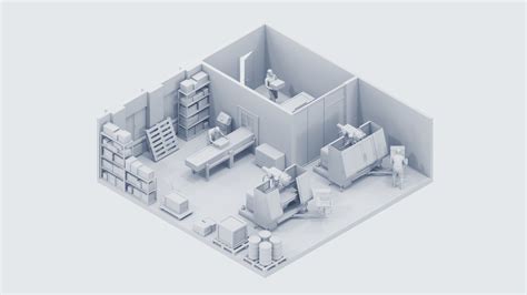 3D Warehouse in Isometric Style. Loop Animation. by Oleksandr Kuznetsov on Dribbble