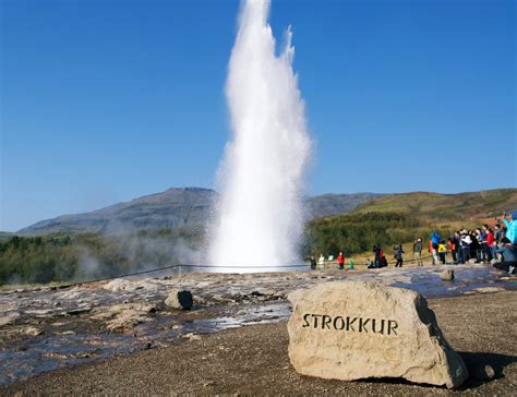 Geysir is a famous hot spring located in the geothermal area in Haukadalur