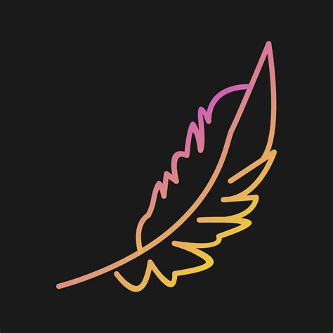 Feather Vector Icon 23697105 Vector Art at Vecteezy