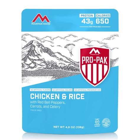 Mountain House Pro-Pak Pouches - Chicken & Rice