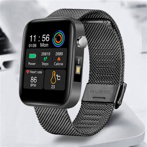 NEW Sport Smart Watch Men Body Temperature Measure Heart Rate Blood Pressure Oxygen | Sadoun ...