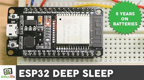ESP32 Deep Sleep Tutorial for Low Power Projects - Electronics-Lab