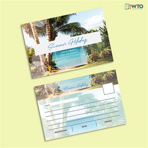 Free Postcard Templates (Word, PSD, Illustrator)