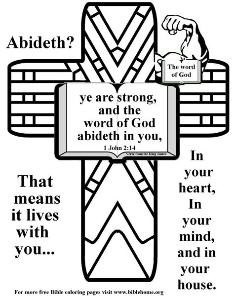 King James Scripture Coloring Pages