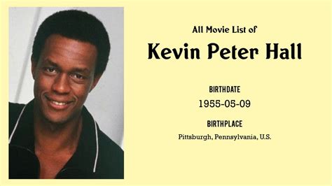 Kevin Peter Hall Movies list Kevin Peter Hall| Filmography of Kevin ...