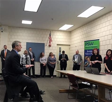 Governor Baker Visits Marlborough High School To Recognize College Prep ...