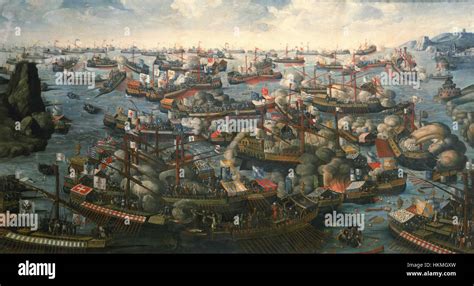 Battle of Lepanto 1571 Stock Photo - Alamy