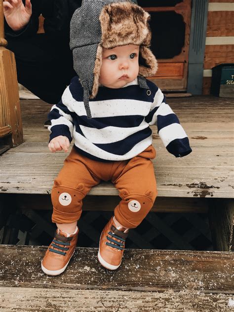 Little Man at the Cabin in 2022 | Baby boy winter outfits, Baby boy ...