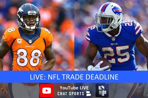 NFL Trade Deadline: Live Coverage Of The Latest Trades, Rumors And News