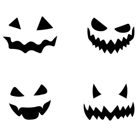 Printable Pumpkin Faces Templates