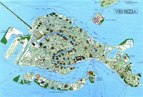 Tourist Map Venice (venezia) - Mapsof.Net