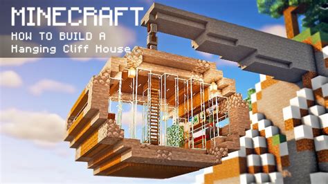 Minecraft: How To Build a Hanging House With Everything You Need To Survival - YouTube