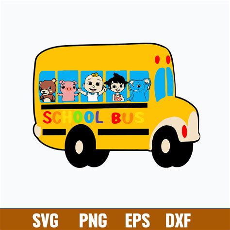 Cocomelon Bus Arica Svg, Cocomelon Svg, School Bus Svg, Png - Inspire ...