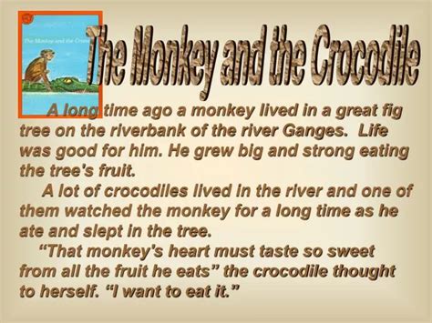 PPT - The Monkey and the Crocodile PowerPoint Presentation, free ...