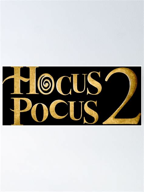 "Hocus Pocus 2" Poster for Sale by ahsin2020 | Redbubble