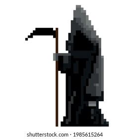 Vector Pixel Art Death Scythe Stock Vector (Royalty Free) 1985615264 ...