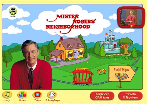 Website: Mister Rogers' Neighborhood — FableVision Studios