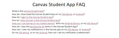 Canvas Student App FAQ - OTC Center for Academic Innovation