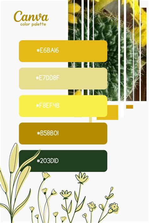 Canva Color Palette // 2022 // Trending Color Palette // Summer Color Palette // Pastel // Natur ...