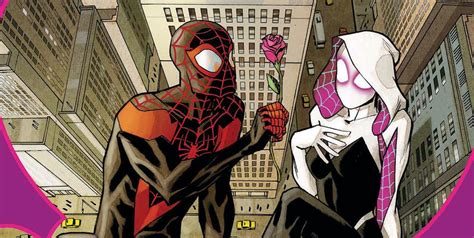 Spider-Gwen and Miles Morales's Mutual Spidey Crush Is Now Canon | Inverse