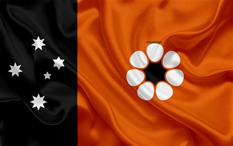 Download wallpapers Flag of the Northern Territory, Flag of Victoria, 4k, silk texture, national ...