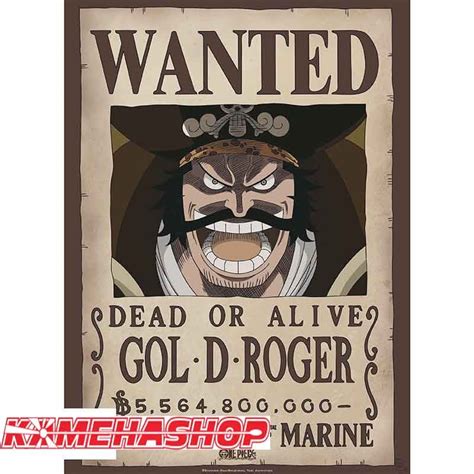 Gold Roger One Piece Wanted Poster Poster Von Onepiec - vrogue.co