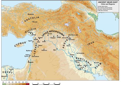 Ancient Near East Map Outline