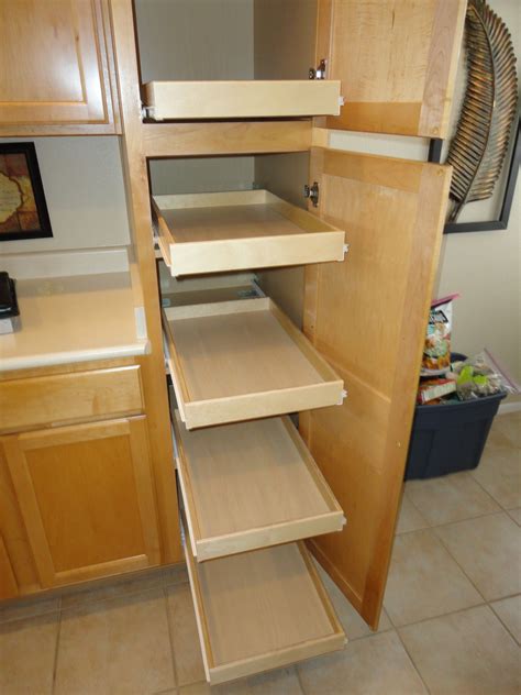 Diy Pull Out Pantry Shelf : Pantry Pullout Shelves - Kitchen - Atlanta - by ShelfGenie ...