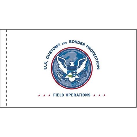 4ft.x6ft. US Customs & Border Protection Field Operations Flag Display