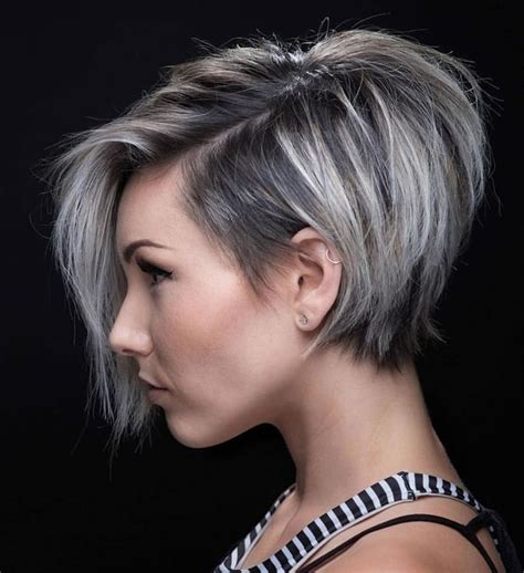 Asymmetrical Hairstyles For Older Women