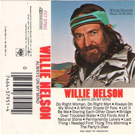 Willie Nelson - Always On My Mind (1982, Cassette) | Discogs