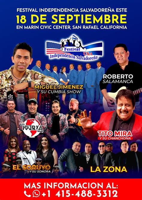 Festival Independencia Salvadoreña 2022 // San Rafael - LatinBayArea.com