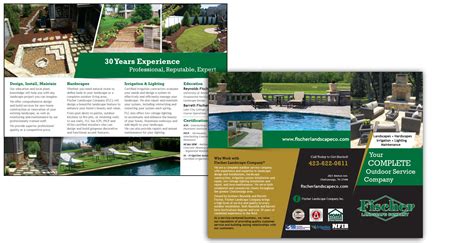 Landscape Company Brochure • Creative Minds Graphic Design