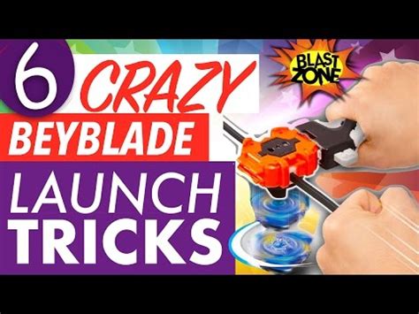 6 Crazy Beyblade Launch Tricks! Beyblade Burst Tips & How to win at Beyblades! ベイブレードバースト 百叶窗 ...