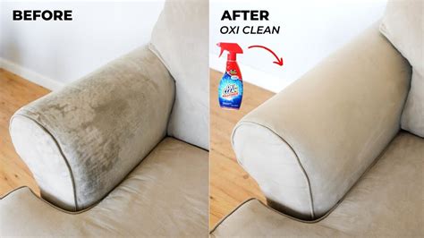 How To Clean Your Sofa / Couch With Oxi Clean - YouTube | Cleaning microfiber couch, Cleaning ...