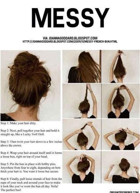 Messy Bun Tutorial Pictures, Photos, and Images for Facebook, Tumblr ...