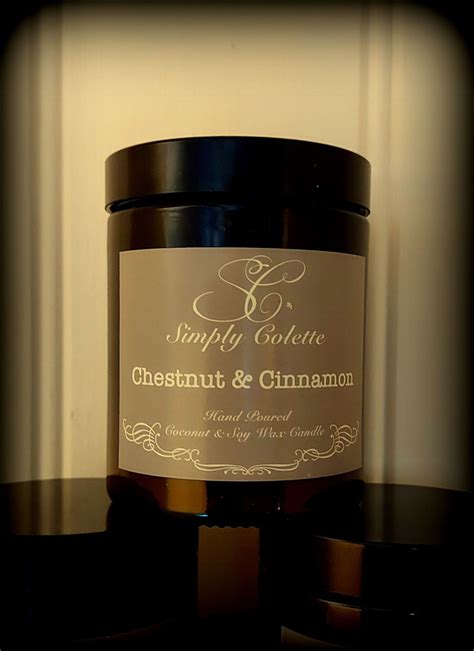 Chestnut & Cinnamon Scented Candle