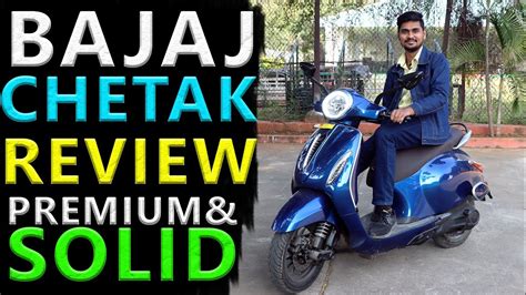 Bajaj Chetak Electric Scooter Detailed Review - Best in India? - YouTube