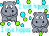Kaili S Awesome Hippo Clip Art at Clker.com - vector clip art online, royalty free & public domain