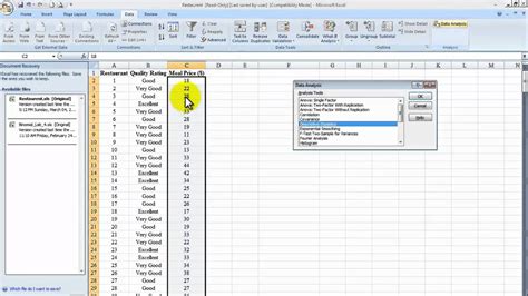 Excel Statistics: Using Data Analysis to Find Descriptive Statistics EASY - YouTube