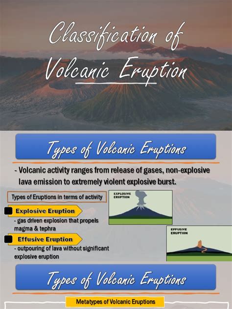 Classification of Volcanic Eruption and Lab2 | PDF | Types Of Volcanic Eruptions | Volcano