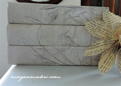 How To Decoupage a Book Cover - What Meegan Makes