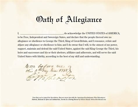 Oath Of Allegiance