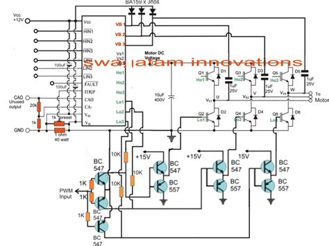 3 Phase Induction Motor Speed Controller Circuit | Homemade Circuit ...