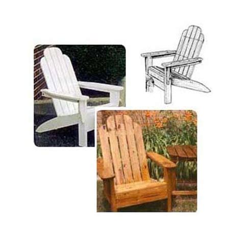 How To Make A Folding Adirondack Chair / Wood Magazine - Woodworking Project Paper Plan to Build ...