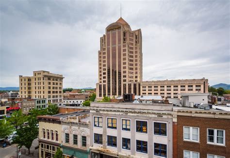 View of Buildings in Downtown Roanoke, Virginia Editorial Photography ...