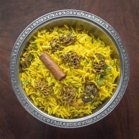 Indian Mushroom Rice (Pilau) -Forager | Chef