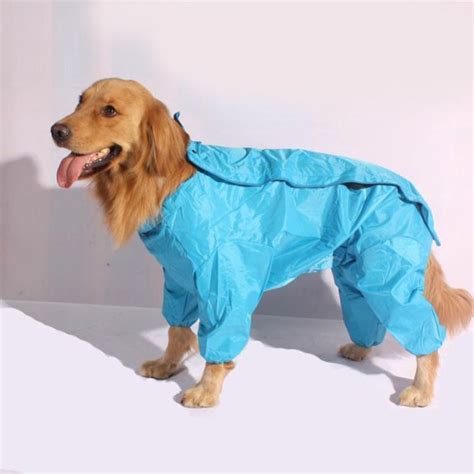 Free shipping Big dog raincoat coat Have hat waterproof dogs raincoat Large Pet Dog raincoat pet ...